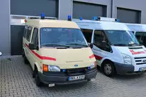 Die Johanniter Hanau Ford Transit am 03.06.18 beim Tag der offenen Tür im Gefahrenabwehrzentrum Hanau 