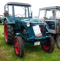 =Hanomag 435, Bj. 1958, ausgestellt bei den Schlepperfreunden Auenberg im Mai 2018