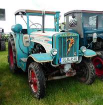=Hanomag R 40, ausgestellt bei den Schlepperfreunden Auenberg im Mai 2018
