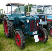 =Hanomag R 35, ausgestellt bei den Schlepperfreunden Auenberg im Mai 2018