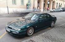 Nissan 200SX S14a in einer schönen grünen Farbe...Geschenk des Tages dass ich eins am 25.05.2018 sehen konnte!