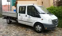 =Ford Transit der Werkstätten für Denkmalpflege steht im Mai 2018 in Quedlinburg