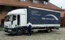=Iveco Eurocargo steht im Mai 2018 in Quedlinburg