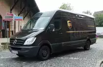 =MB Sprinter von UPS unterwegs in Quedlinburg im Mai 2018