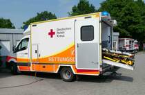 =MB Sprinter als Rettungsdienstfahrzeug des DRK Fulda, ausgestellt beim  Roten Sommer  2018 in Fulda.