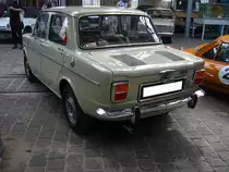 Heckansicht eines Simca 1000, der Modelljahre 1968 - 1976. Oldtimertreffen an der  Alten Dreherei  in Mülheim an der Ruhr am 16.06.2018.