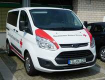 =Ford Transit als Dienstfahrzeug des DRK Fulda, gesehen beim  Roten Sommer  2018 in Fulda.