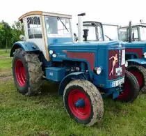 =Hanomag Robust 800 S, Bj. 1963, 75 PS, ausgestellt bei den Schlepperfreunden Auenberg im Mai 2018