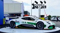 Brabham BT62, Supersportwagen, 5,4 Liter V8-Saugmotor, 710 PS, Ausgestellt in der  Village  der 86. 24h von Le Mans 2018. ( 12.06.2018) Preis ca. 1,15 Millionen Euro plus Steuern, ein Schnäppchen https://www.brabhamautomotive.com/