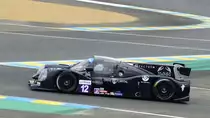 Ligier JS P3 - Nissan, LMP3,  Mitzieher beim Freien Training am 14.06.2018 zur  Road To Le Mans 2018  im Rahmenprogramm der 86. Ausgabe der 24 Stunden Le Mans. Fahrer:John Farano & Job Van Uitert 