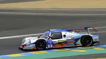 Nr.: 23 Ligier JS P3 - Nissan, LMP3, Mitzieher beim Freien Training am 14.06.2018 zur  Road To Le Mans 2018  im Rahmenprogramm der 86. Ausgabe der 24 Stunden Le Mans. Fahrer: Richard Meins & Shaun Lynn