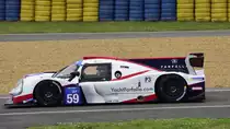 
Nr.:59 Ligier JS P3 - Nissan, LMP3, Mitzieher beim Freien Training am 14.06.2018 zur  Road To Le Mans 2018  im Rahmenprogramm der 86. Ausgabe der 24 Stunden Le Mans. Fahrer: Neric Wei & Josh Burdon