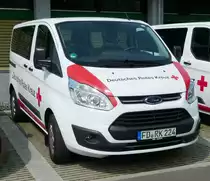 =Ford Transit des DRK Fulda, gesehen beim  Roten Sommer  2018 in Fulda.