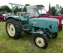 =MAN, ausgestellt bei den Schlepperfreunden Auenberg im Mai 2018