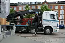 Ein Scania 164G 580 Anfang Juni 2018 in Aalborg.