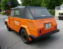 =VW 181 vom Katastrophenschutz Vogelsbergkreis, ausgestellt beim  Roten Sommer  2018 in Fulda. Die zweitägige Veranstaltung  Roter Sommer  erinnert an die Bedeutung der vielen Hilfsorganisationen. Mai 2018