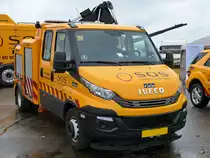 Ein Iveco-Abschleppfahrzeug Anfang Juni 2018 in Aalborg.