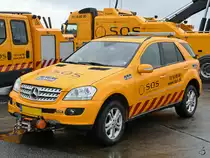 Eine Mercedes ML der dänischen Autohilfe Anfang Juni 2018 in Aalborg.