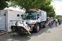 Ölspurbeiseitigung Mercedes Benz Unimog U400 am 23.06.18 auf den Norisring beim DTM Rennen