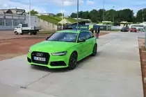 Audi RS6 in Grün am 23.06.18 auf den Norisring beim DTM Rennen