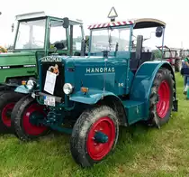=Hanomag R 40, Bj. 1948, ausgestellt bei den Schlepperfreunden Auenberg im Mai 2018
