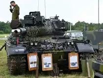 Ein M41 Walker Bulldog Juni 2018 am Flughafen Aalborg.