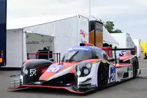 Nr.20 Norma M30 - Nissan LMP3 von DB AUTOSPORT für die Fahrer: Nicolas Maulini & Jean-Ludovic Foubert, am 12.06.2018 beim aufbau der Box. Rahmenprogramm  Road To Le Mans 2018   der 86. Ausgabe der 24 Stunden Le Mans. 