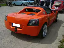 Heckansicht eines Opel Speedster. 2000 - 2005. Oldtimertreffen Nordsternpark Gelsenkirchen am 24.06.2018.
