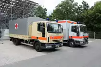Bayrisches Rotes Kreuz IVECO LKW am 23.06.18 auf den Norisring beim DTM Rennen. Der Bereich wurde abgesperrt ich durfte aber durch eine Erlaubnis des Einsatzleiter Fotos machen
