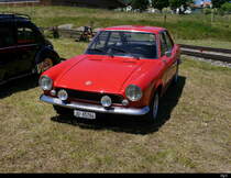 Fita 124 Sport Oldtimer an einer kleine Oldtimer Ausstellung auf dem Areal von La Traction in Pre Petitjean am 23.06.2018