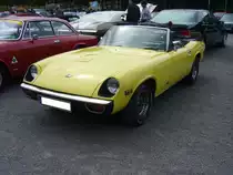 Jensen-Healey. 1972 - 1976. Dieses Modell sollte die Modellpalette der Marke Jensen nach unten abrunden. Es wurden knapp über 11.000 Autos dieses Typs produziert. Der Vierzylinderreihenmotor stammt aus dem Regal von Lotus, hat einen Hubraum von 1973 cm³ und leistet 144 PS. Oldtimertreffen Nordsternpark Gelsenkirchen am 24.06.2018. Ich habe das Modell unter Interceptor einsortiert, da es für das Modell Healey keine Rubrik gibt!!
