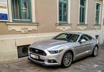 Ford Mustang 6. Gen Facelift (Modelljahr 2018). Aufnahmezeit: 21.06.2018