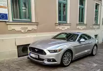 Ford Mustang 6. Gen Facelift (Modelljahr 2018). Aufnahmezeit: 21.06.2018