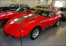 Chevrolet Corvette Styngray C3(1978)am Museum der amerikanischen historischen Autos JK Classics in Lužná u Rakovníka im 4.7.2018.