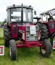 =IHC 633, Bj. 1977, ausgestellt bei den Schlepperfreunden Auenberg im Mai 2018

