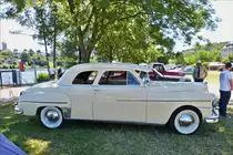 Seitenansicht vom DeSoto Custom, gesehen beim Oldtimertreffen am 01.07.2018 in Stadtbredimus.