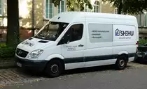 =MB Sprinter der Firma SHEHU steht im Juli 2018 in Karlsruhe