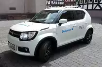 =Suzuki Ignis der Diakonie steht im Juli 2018 in Schotten