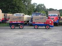 Multicar M21 mit H�nger beim Bulldog Dampf und Diersel Treffen in Markleeberg 2007