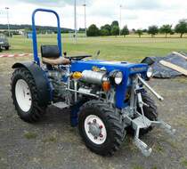 =Schanzlin Gigant, Bj. 1974, 30 PS, ausgestellt bei den Motorrad-Oldtimer-Freunden Kiebitzgrund im Juni 2018