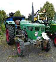=Deutz D 4006, ausgestellt bei den Motorrad-Oldtimer-Freunden Kiebitzgrund im Juni 2018