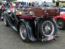 =MG, gesehen bei den Motorrad-Oldtimer-Freunden Kiebitzgrund im Juni 2018
