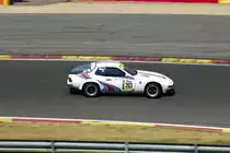 Porsche 924,  Youngtimer Trophy Rennen 1,Mitzieher im Gegenlicht, Youngtimer Festival in Spa Francorchamps am 15.07.2018
