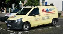 =MB Vito der Firma ELTA steht im Juli 2018 in Fulda