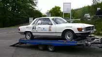 Mercedes Benz 450 SLC,  Nr. 645 des  Dunlop FHR Langstreckencup  Touren- GT- und Sportwagen bis 1971. Beim Youngtimer Festival in Spa Francorchamps am 15.07.2018  