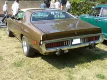 Heckansicht eines Dodge Charger des Modelljahres 1973. Oldtimertreffen Zeche Hannover in Herne am 22.07.2018.