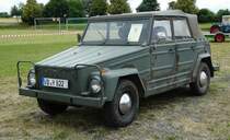 =VW 181, Bj. 1971, gesehen bei den Motorrad-Oldtimer-Freunden Kiebitzgrund im Juni 2018