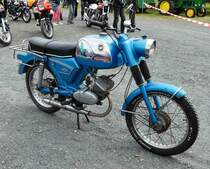 =Zündapp, gesehen bei den Motorrad-Oldtimer-Freunden Kiebitzgrund im Juni 2018