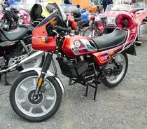 =Zündapp KS 80 Super, gesehen bei den Motorrad-Oldtimer-Freunden Kiebitzgrund im Juni 2018