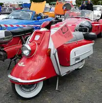 =Heinkel Tourist, gesehen bei den Motorrad-Oldtimer-Freunden Kiebitzgrund im Juni 2018
